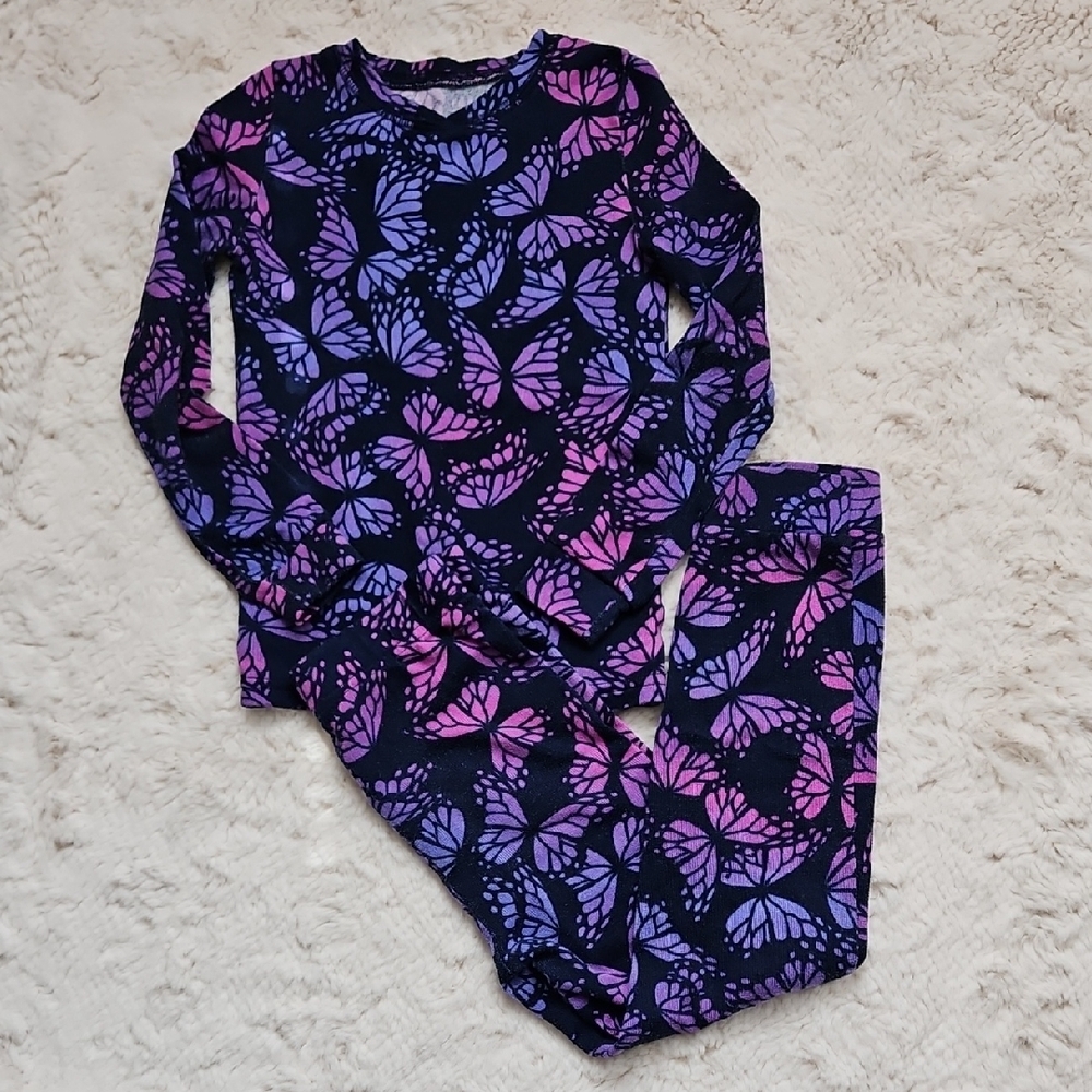 Cuddl Duds Butterfly Pajama Set